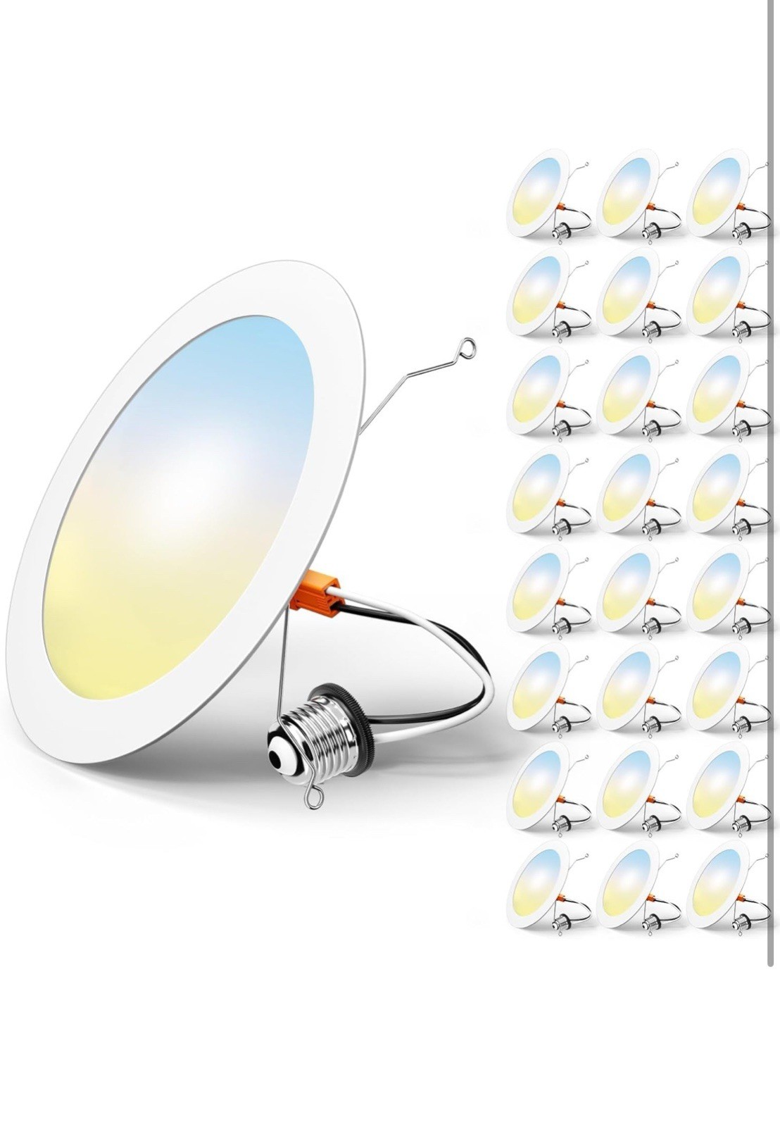 FREELICHT 24 Pack Retrofit LED Recessed Lighting 6