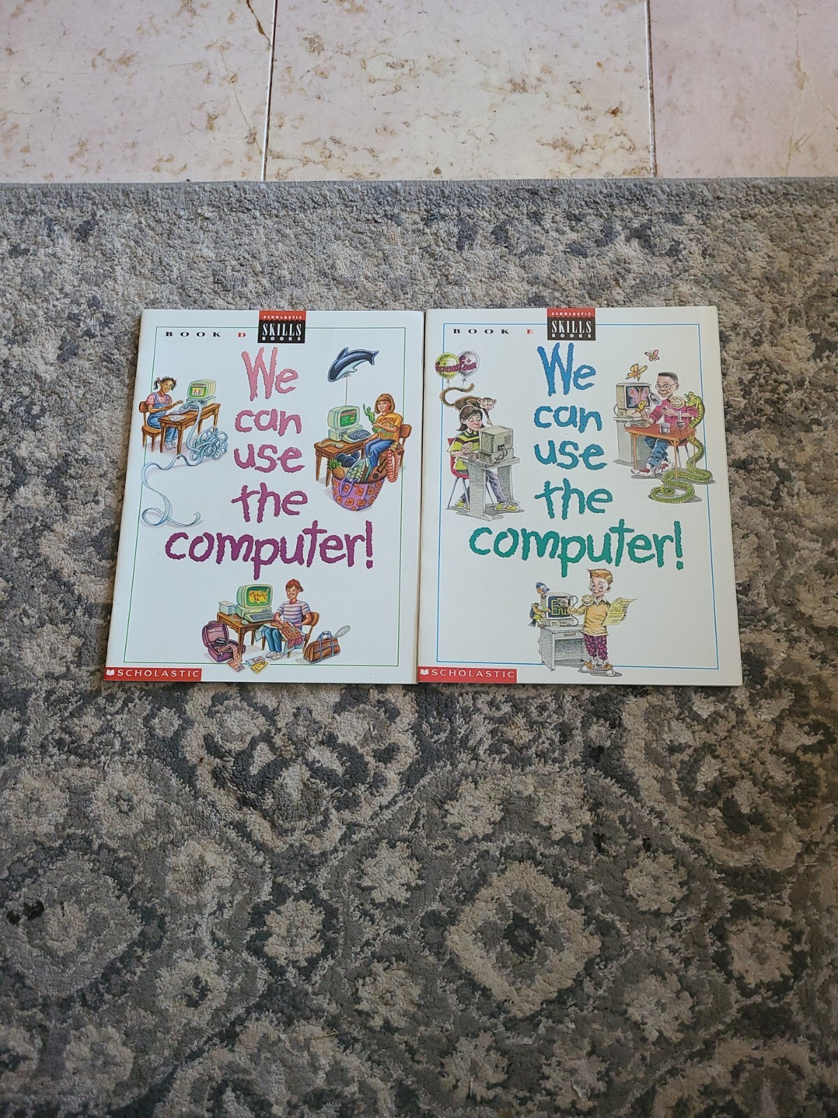 We Can Use The Computer! Book D and E. Great Condition