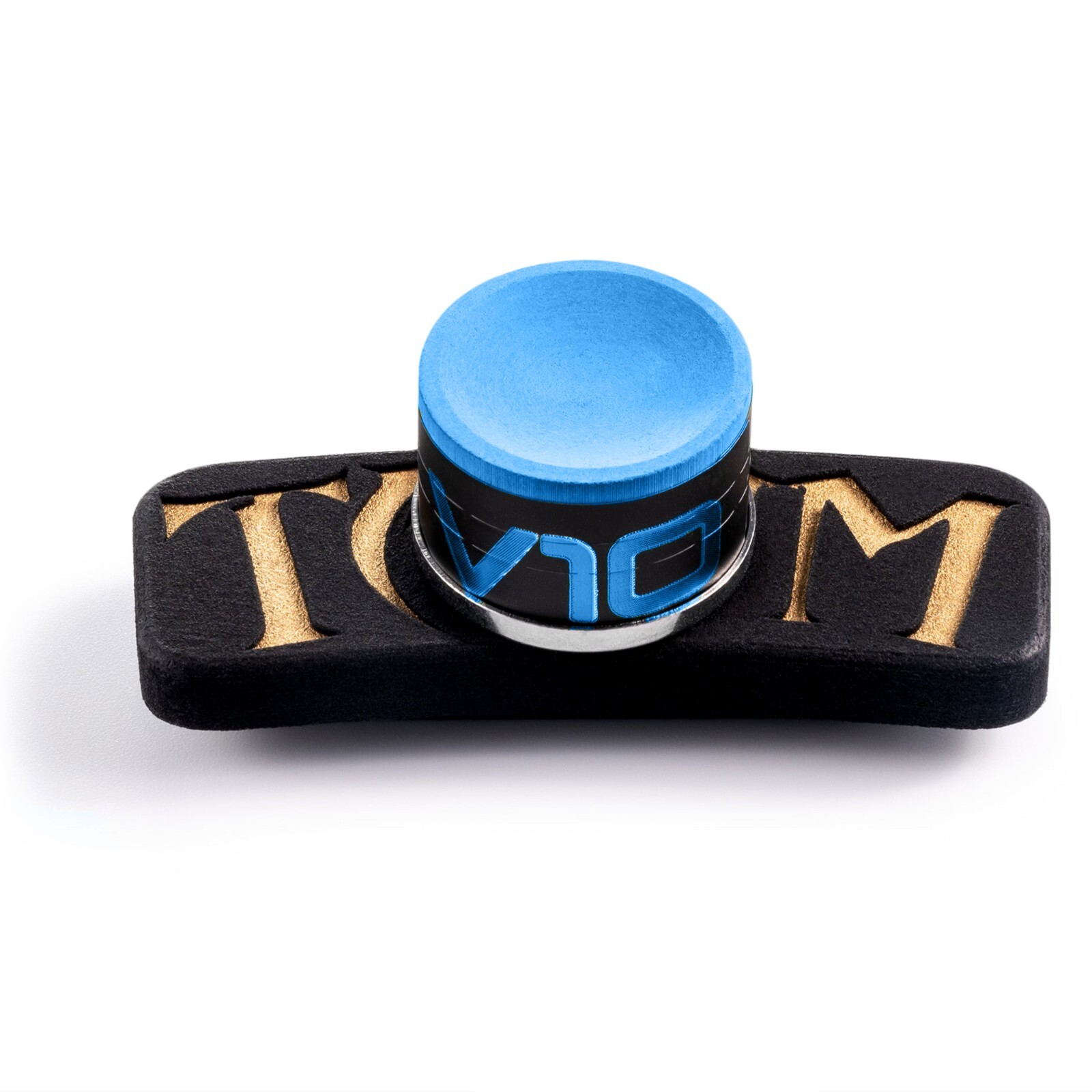 Taom Magnetite Combo Billiard Chalk Holder and V10 Chalk Blue in Branded Box