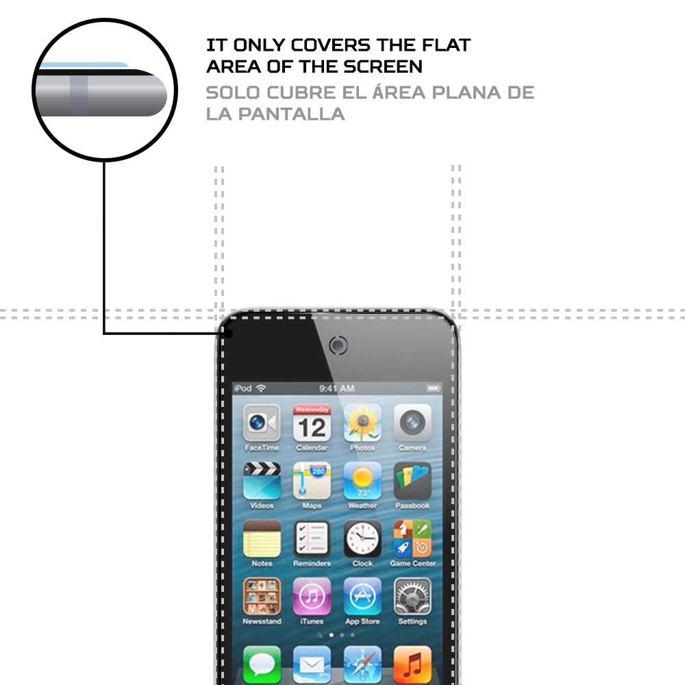 ANTISHOCK Screen protector for Apple iPod Touch 4