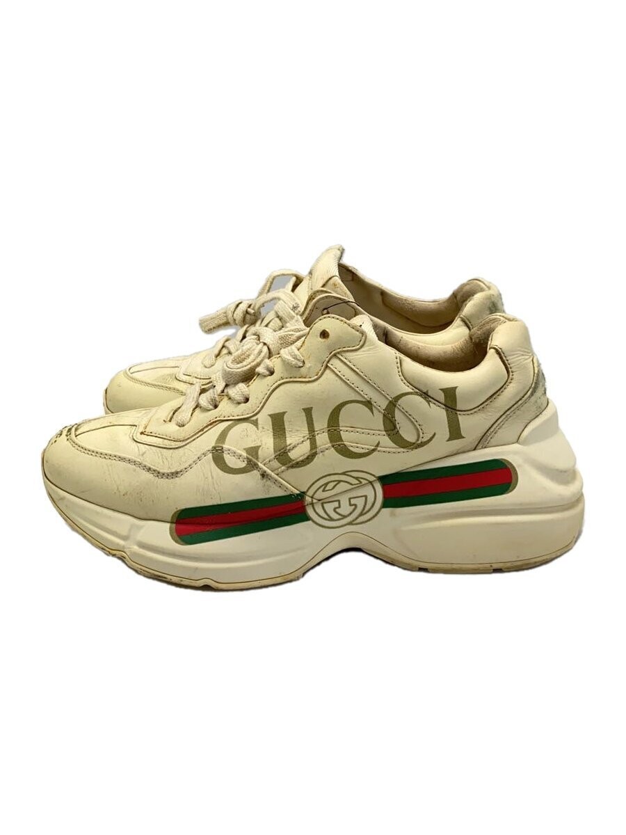 Womens GUCCI GUCCI Low Cut Sneakers 37 BEG 528892