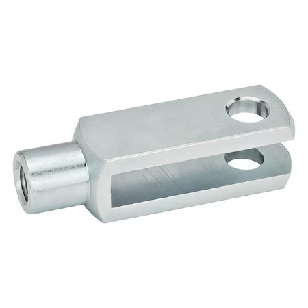 J.W. Winco 751-B5/16-16-5/16X24-A-Ni Clevis Rod Ends, Stainless Steel, Plain