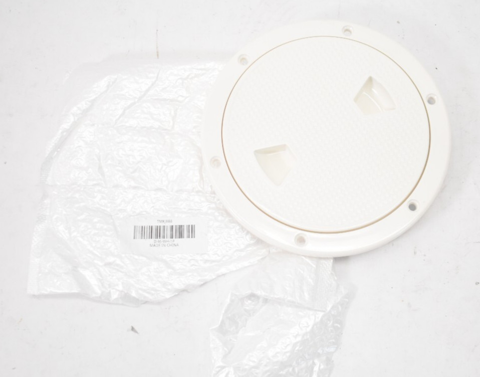 Cover/Lid Replacement Twist-Lock White Finish 6 Bolt BH6-WH-1P TMKJ888