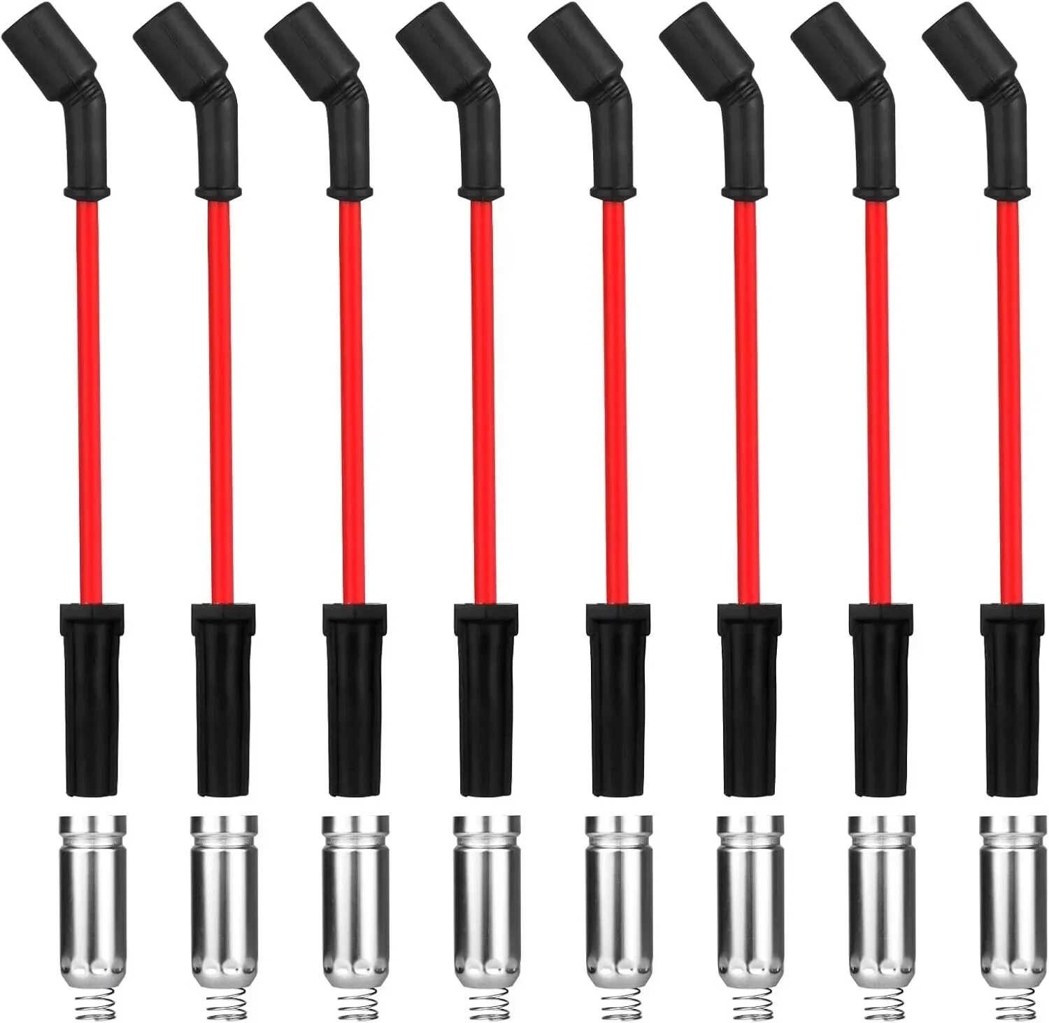 8 Cables De Bujias Alto Rendimiento Para Escalade Chevrolet Silverado Gmc Sierra