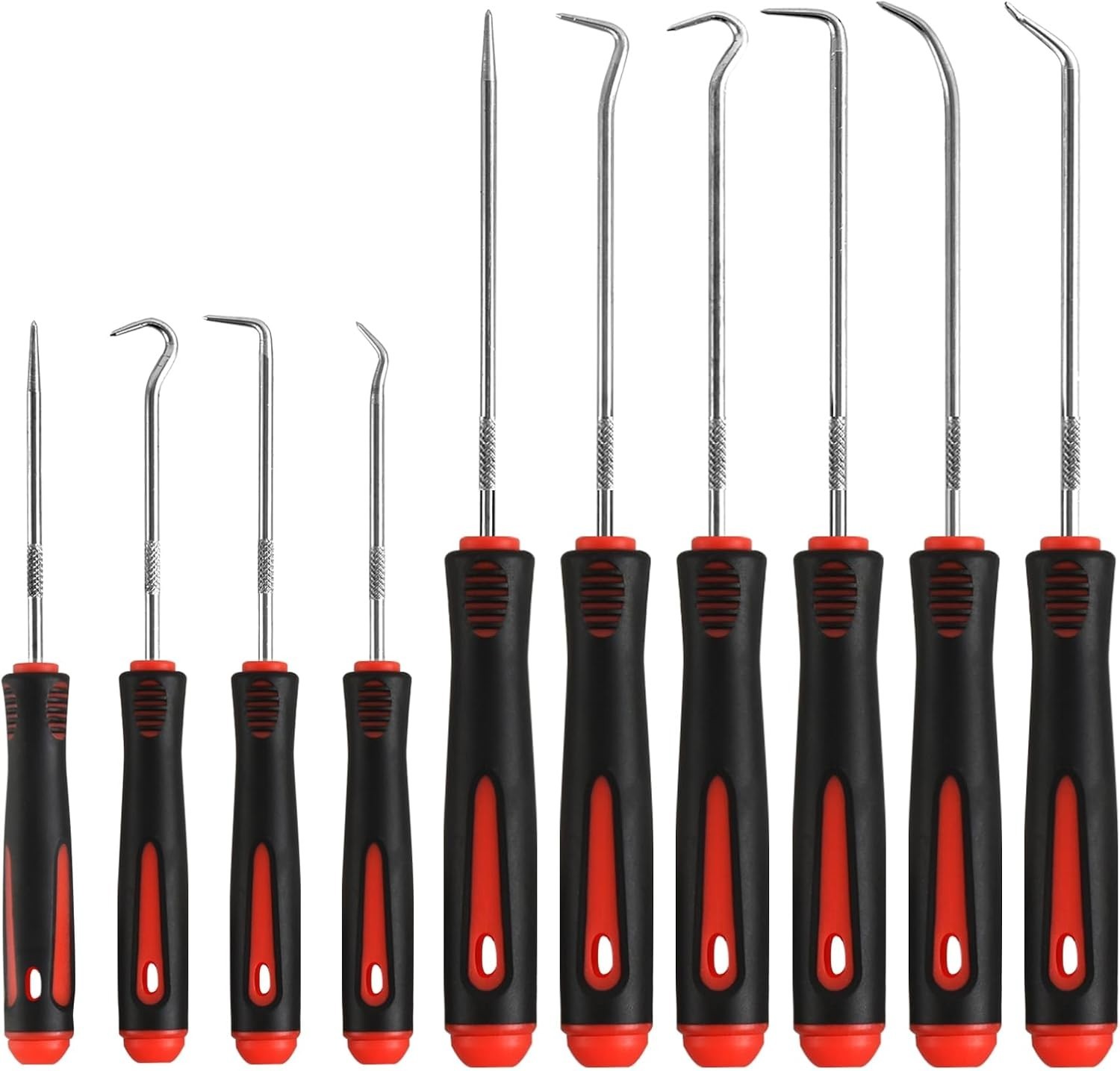 Hook and Pick Set – 10PCS Precision Pick Tools with Non-Slip Grip | for Automoti