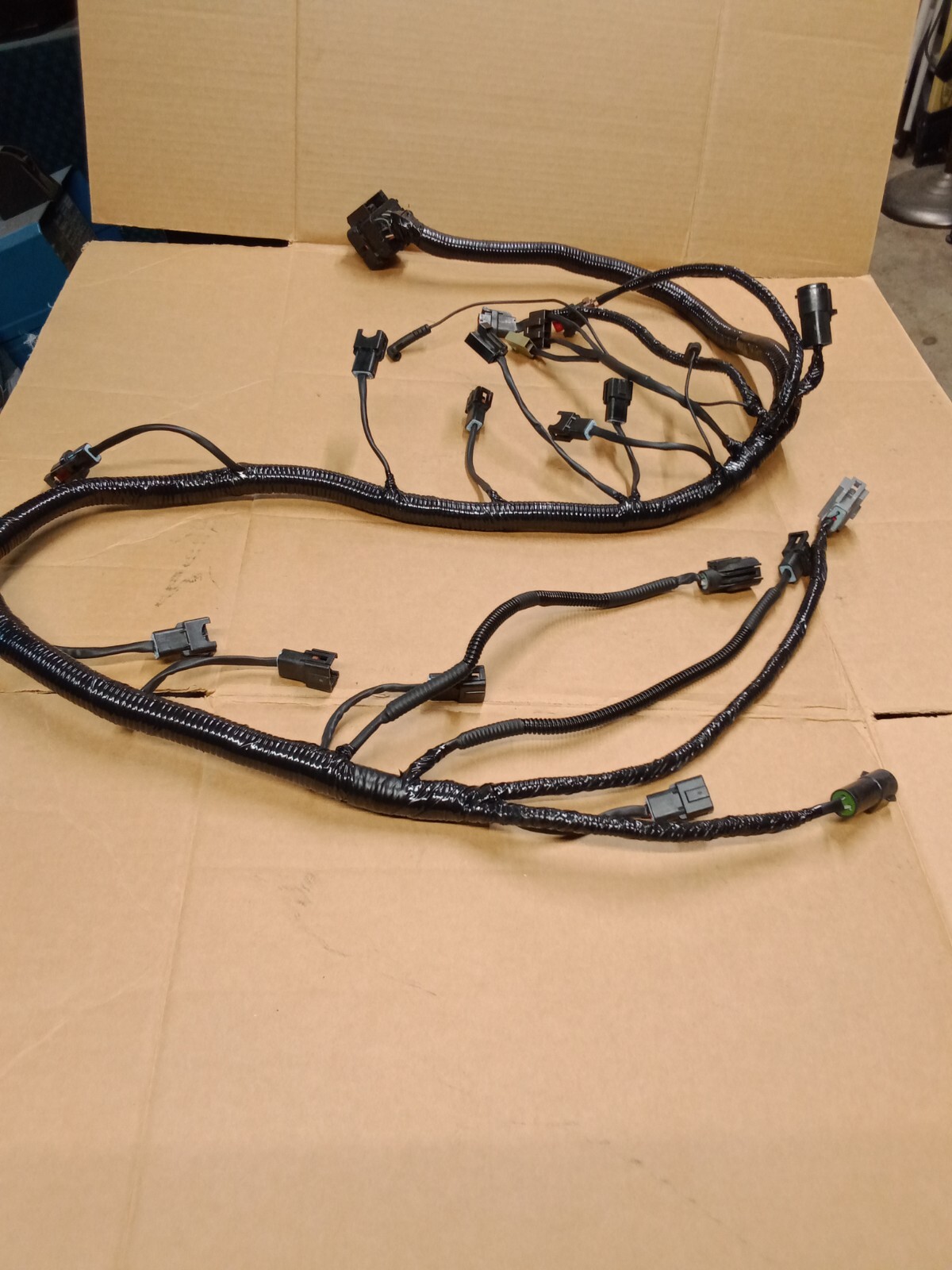 95-96 FORD F-150 F-250 BRONCO EFI 5.8L 351 ENGINE HARNESS MASS AIR