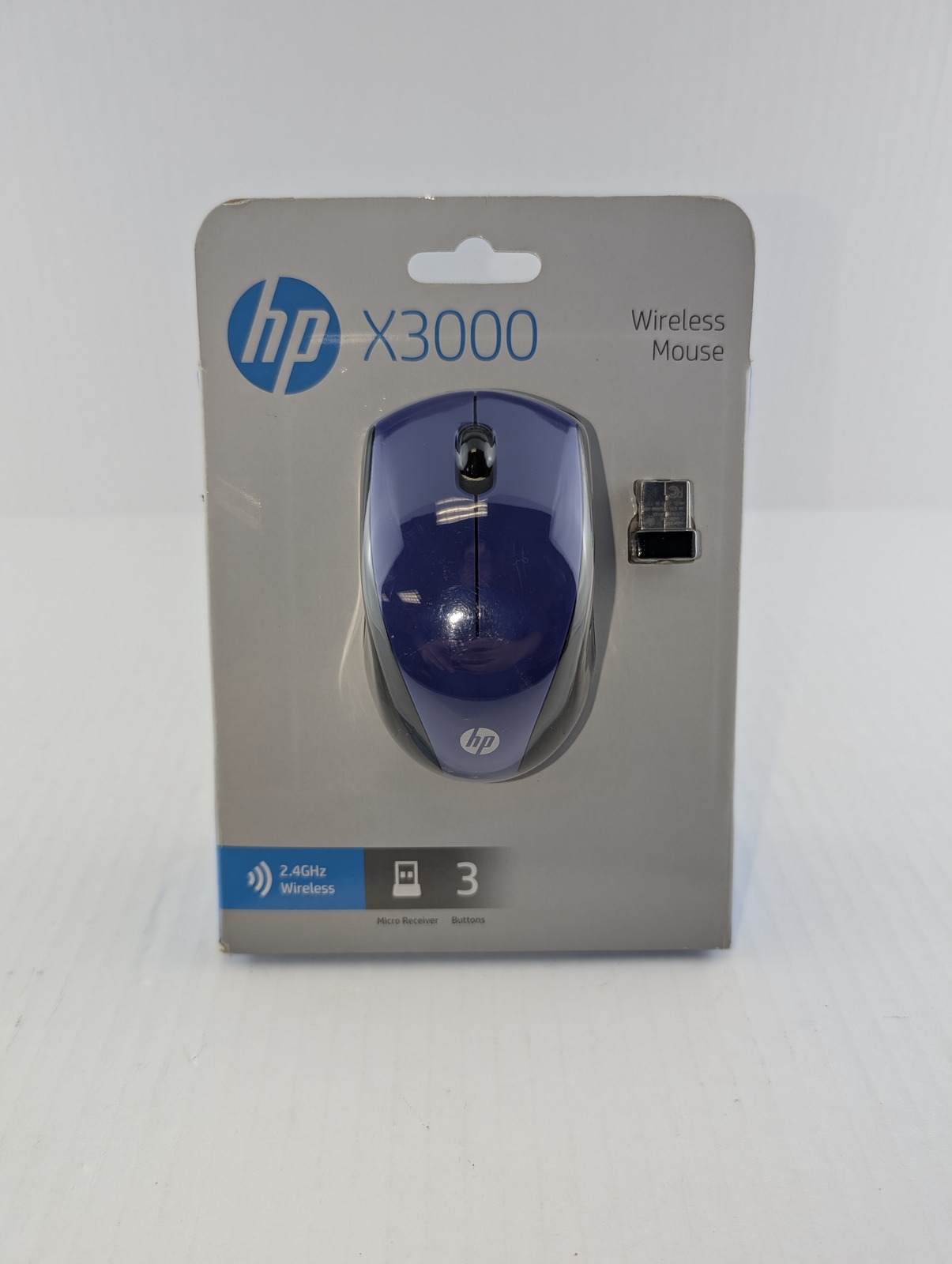 K5D29AA HP X3000 Purple Wireless Mouse