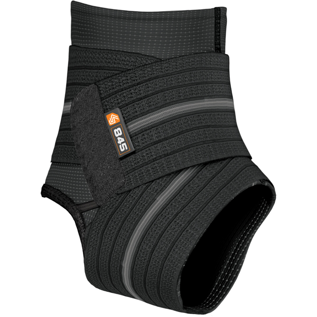 Shock Doctor Ankle Sleeve with Compression Wrap Support - Black