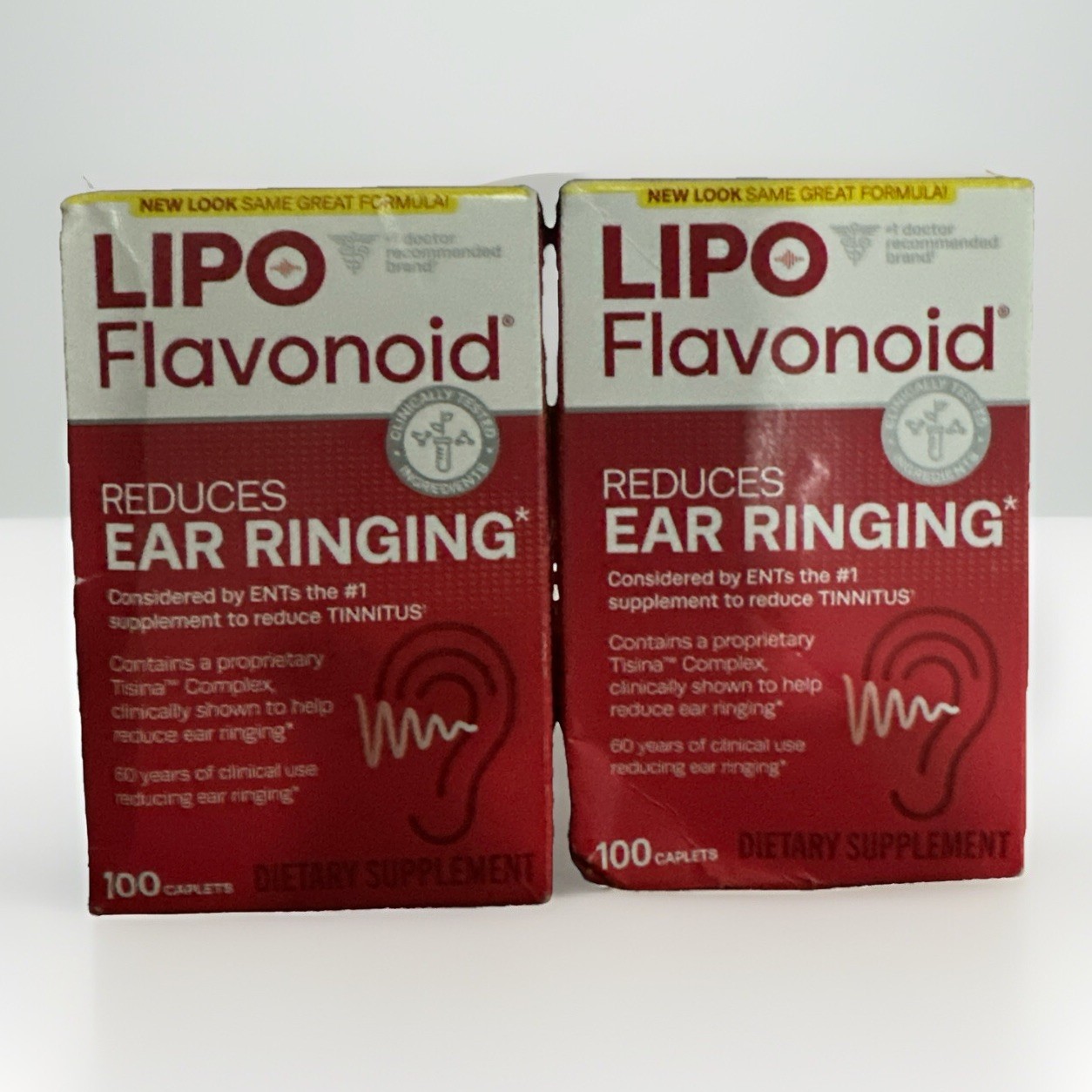 Lot Of (2)~Lipo-Flavonoid Ear Health  - 100 Count  Exp 02/2027