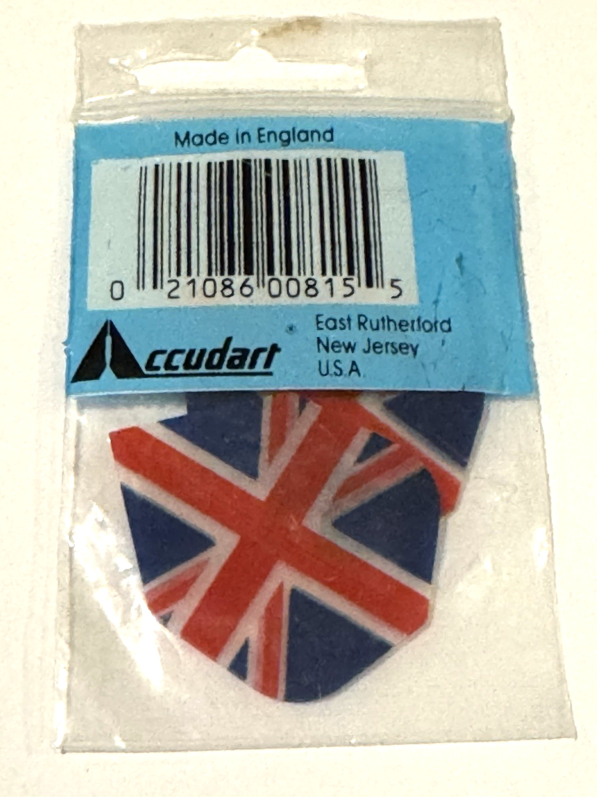 VTG Accudart Dart Flights Union Jack British Flag England Red Blue Set of 2 READ
