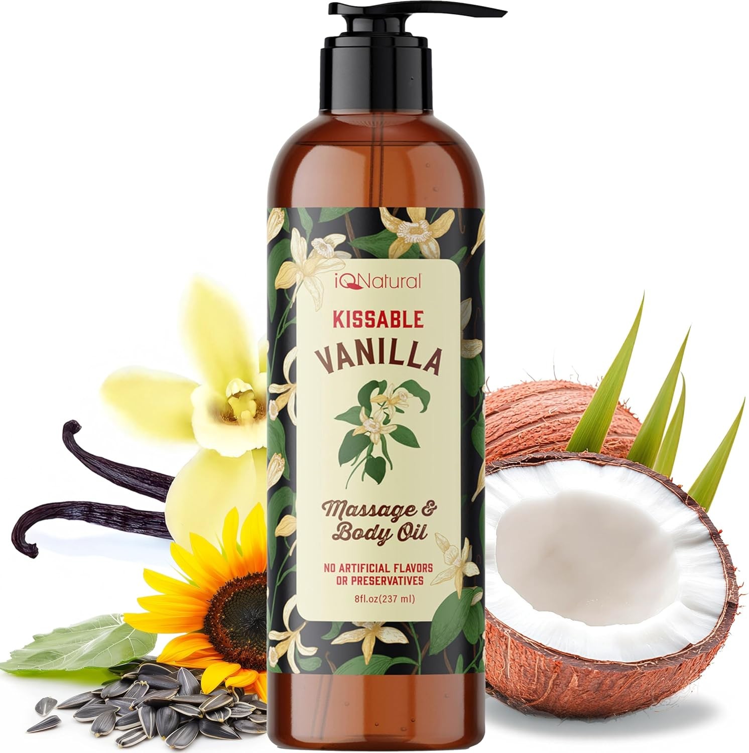 Fractionated Coconut Oil for Skin, Edible Massage Oils for Date Night, Oil for M