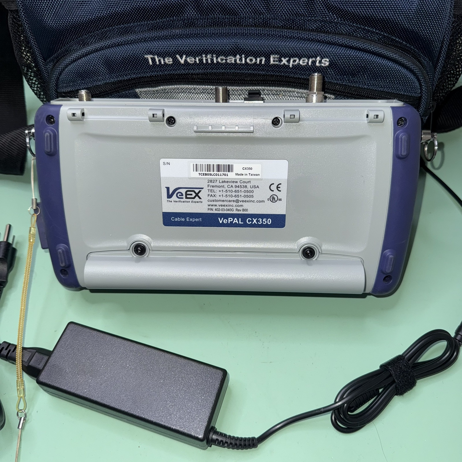 VeEX Vepal CX350 CATV TDR Docsis Meter