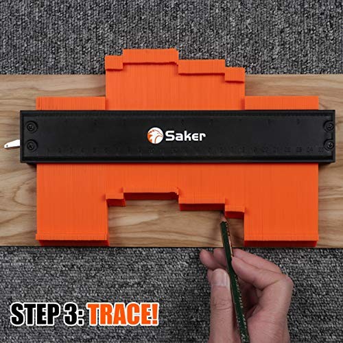 Contour Gauge Profile Tool- Adjustable Lock-Precisely Copy Irregular Shape