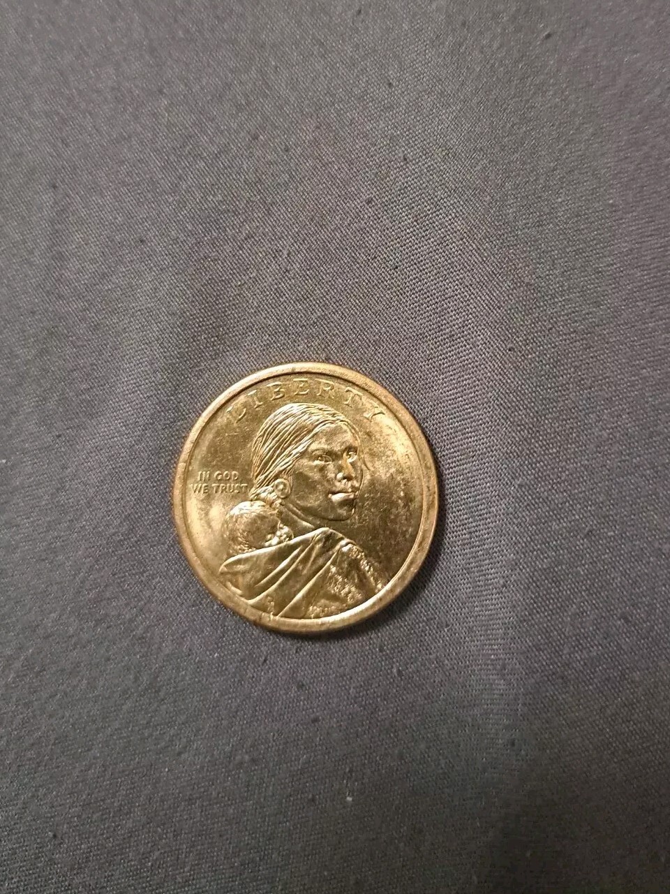 Rare 2009 P Sacagawea with Rim Date