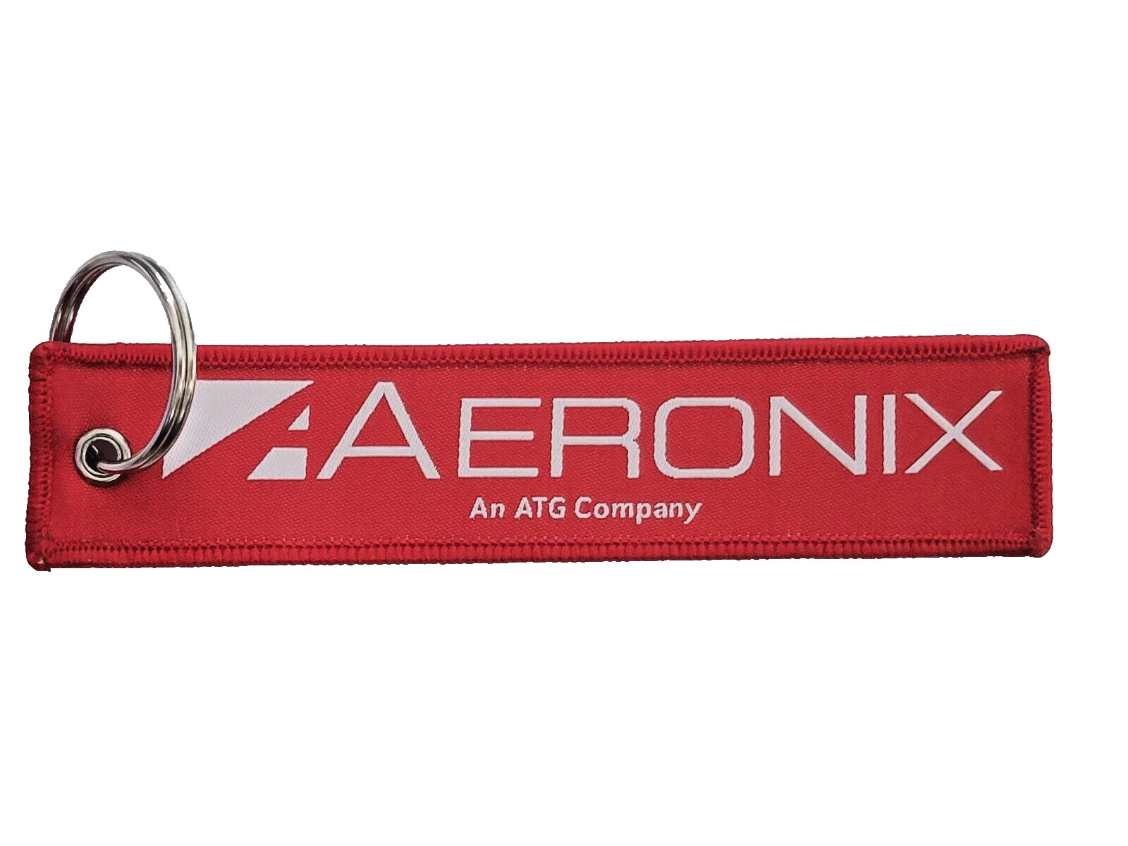 Aeronix Red Flight Tag Keychain Military
