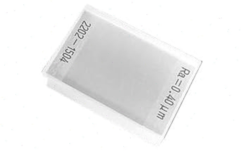 Surface Roughness Calibration Block Multi-Engraved Lines Square Wave RA 0.4μm