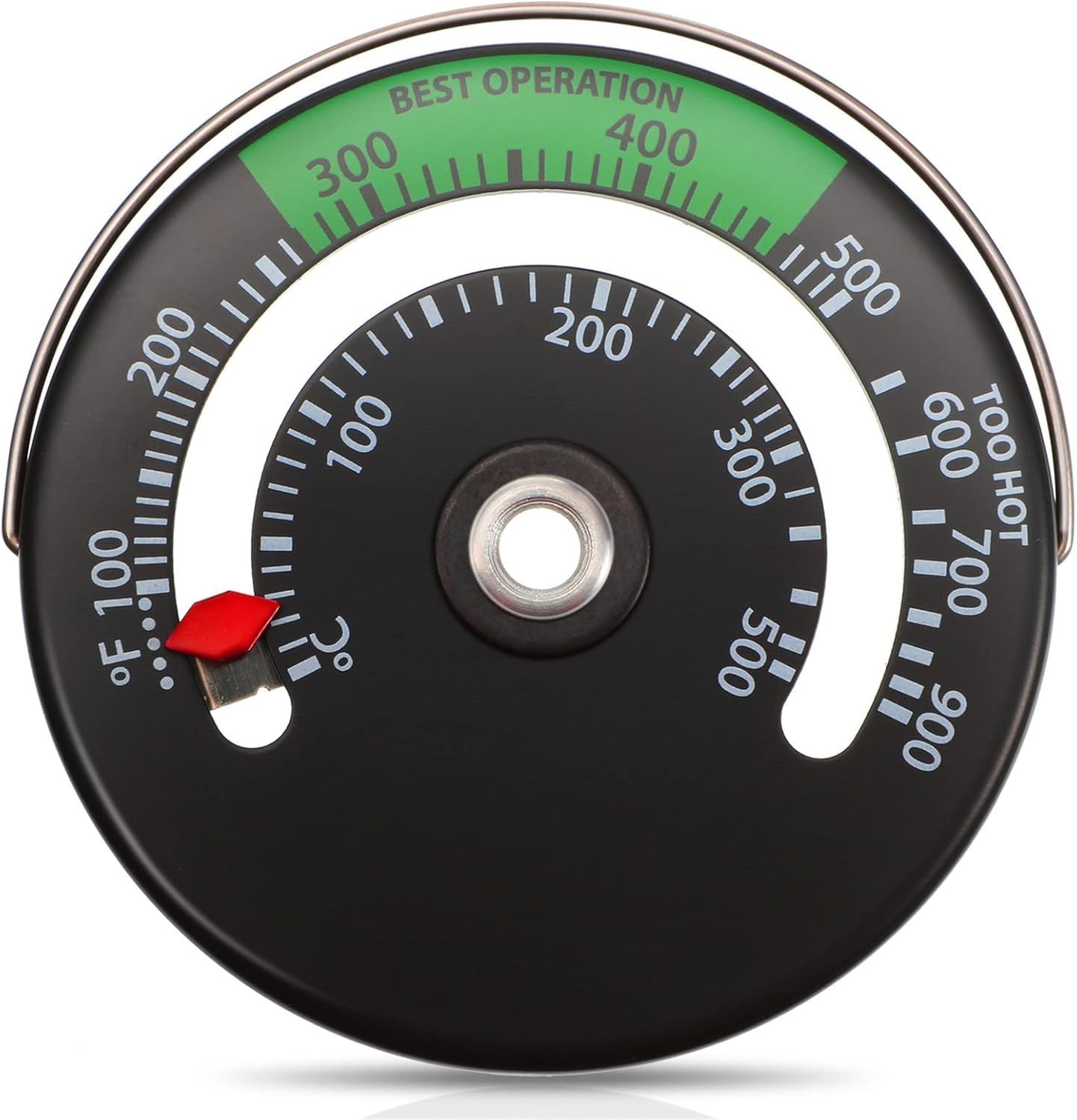 Large Dial Analog Stove Thermometer - Accurate Temperature Control for Safety