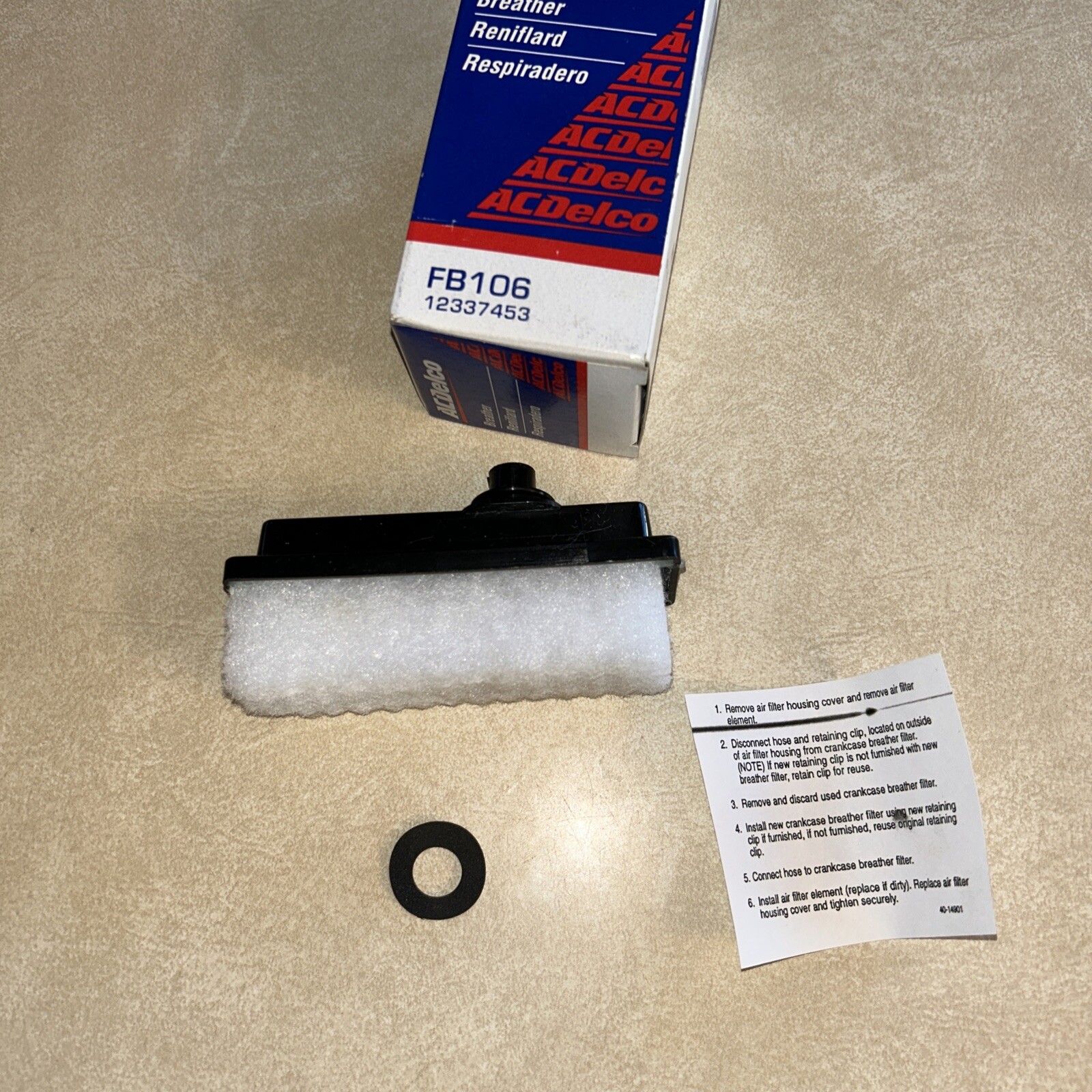 NOS 1985-1997 Ford Mercury Lincoln ACDelco FB106 Breather 12337453