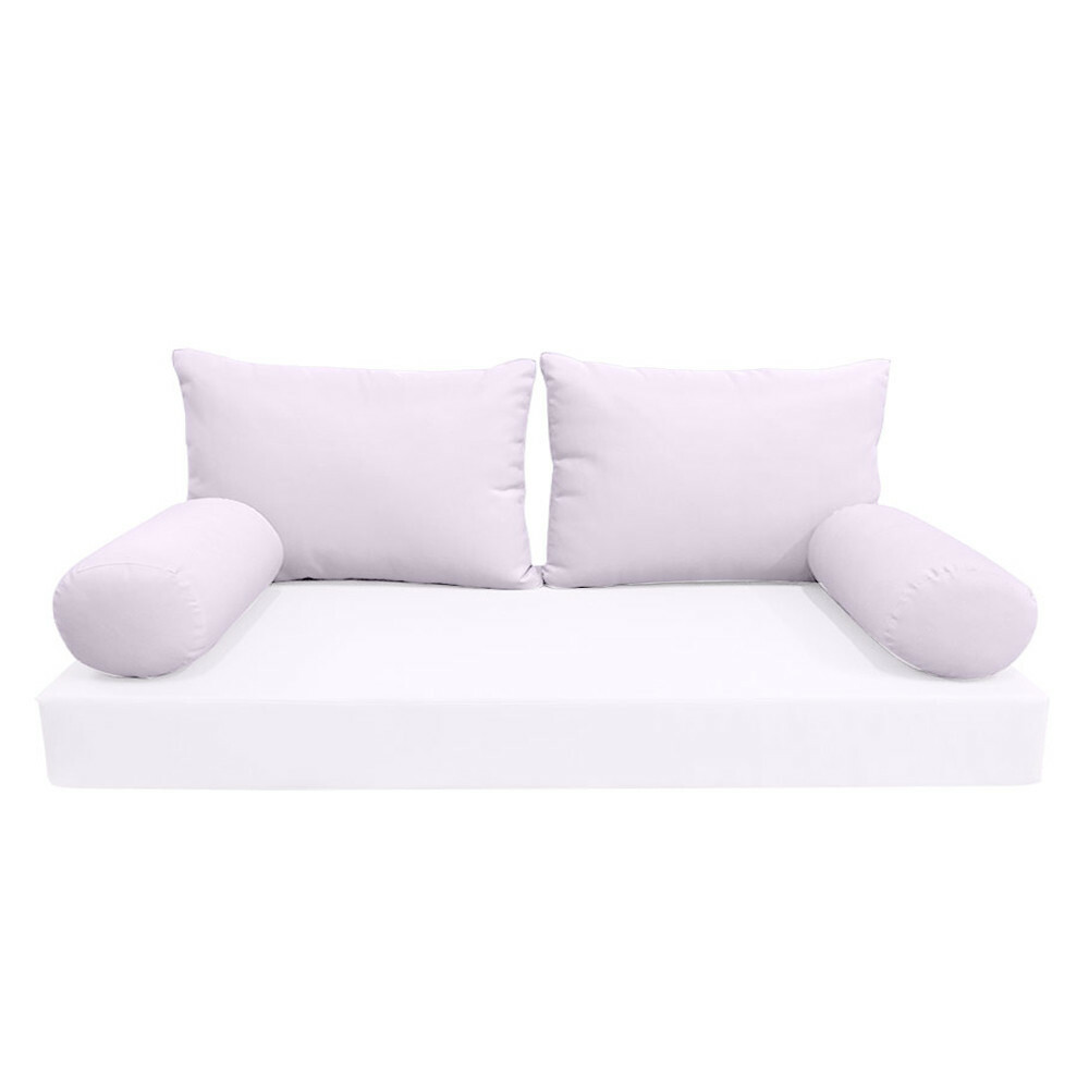 |SLIPCOVER ONLY|S2 Outdoor Bolster Backrest Pillow Covers Knife Edge Queen AD107