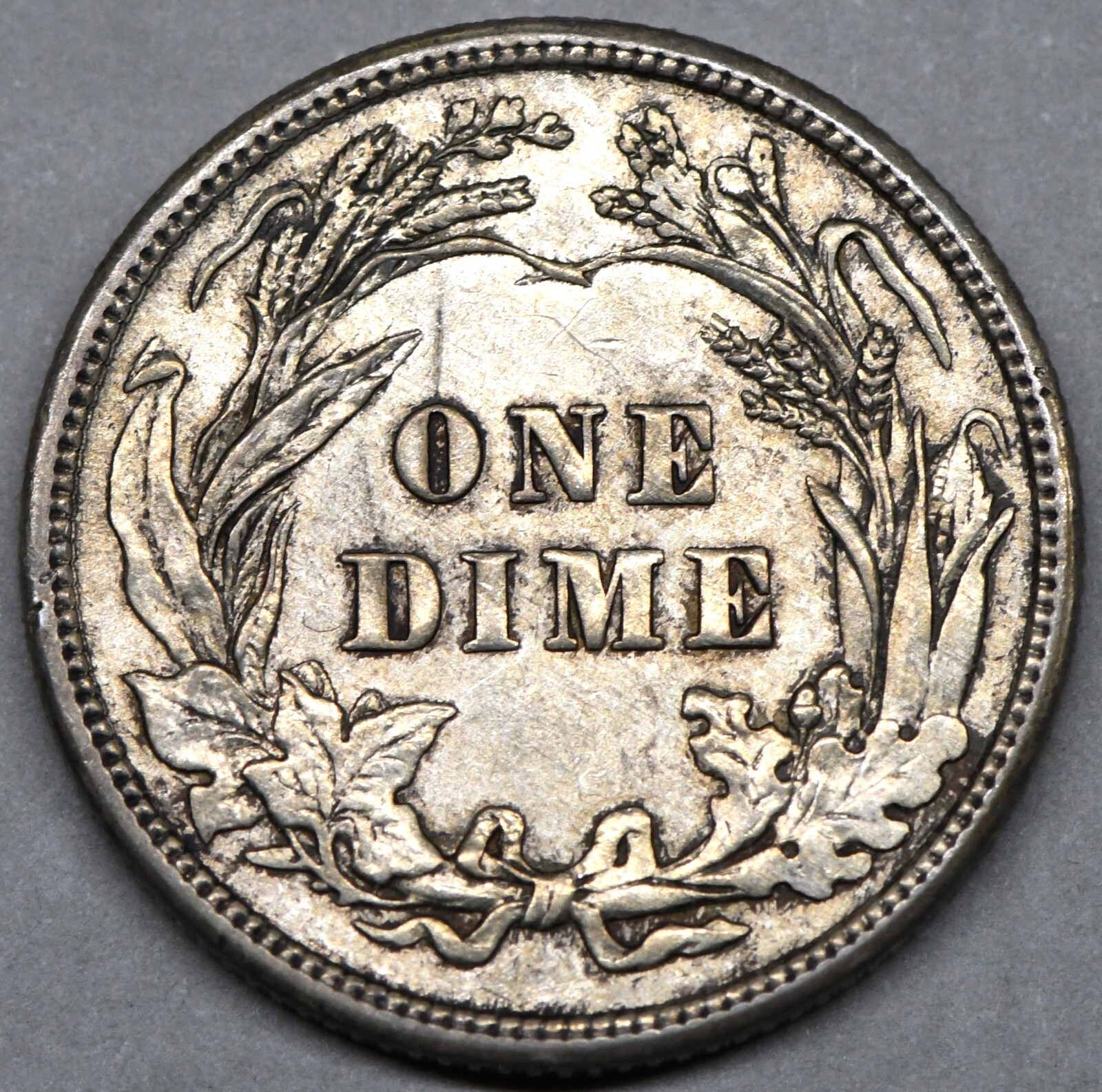 1907 barber dime uncirculated