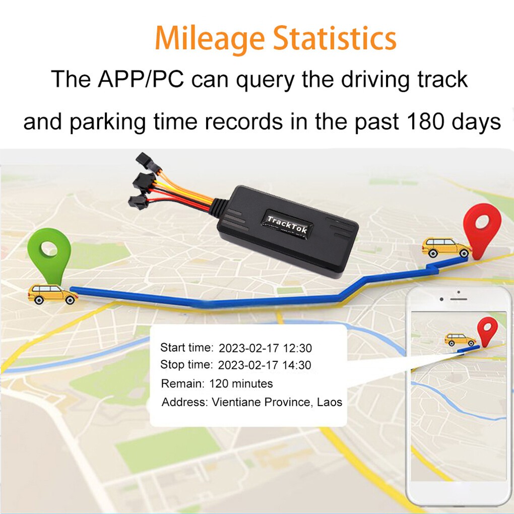 4x4G Car GPS Tracker Real-time Tracking Locator Device Remote Control Anti Theft
