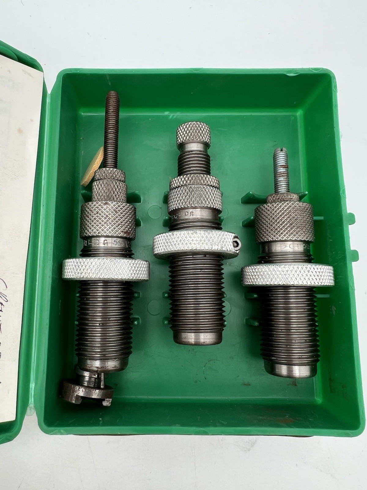 RCBS 3 DIE CARBIDE SET 38 SPEC SVC 7  #18310