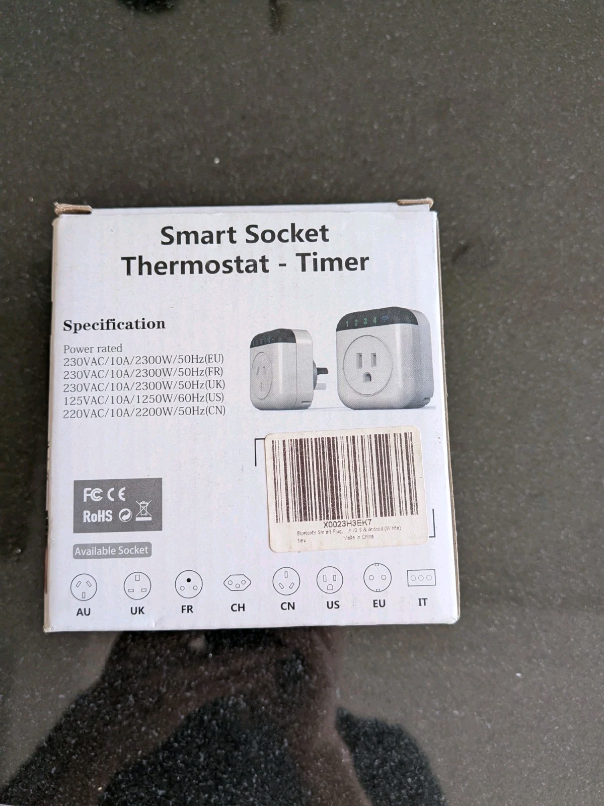 MTS-700 Smart Socket Thermostat - Timer