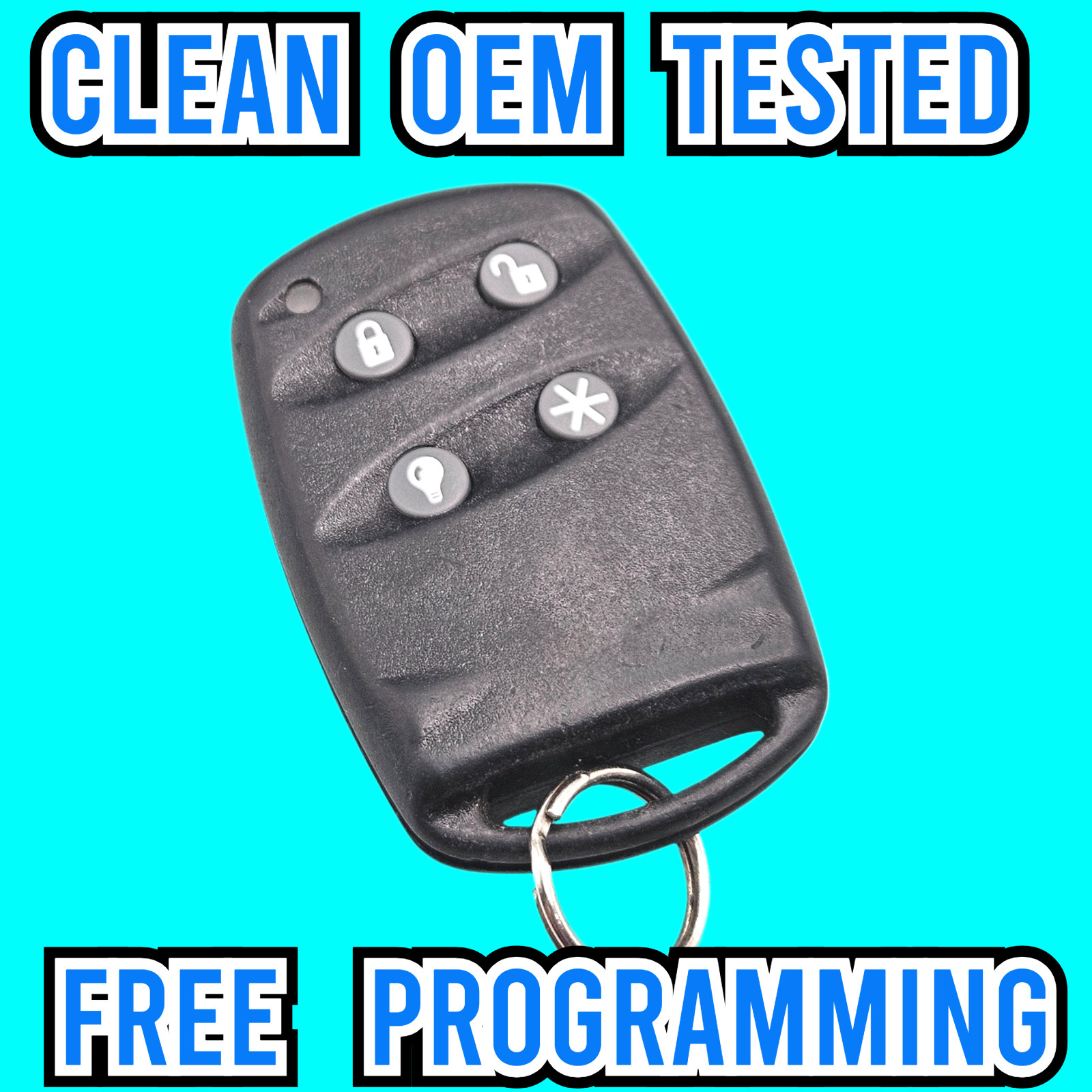 Clean Elm ADT Burglary Home Security Alarm Keychain Remote FOB B4Z-760A-EFOB