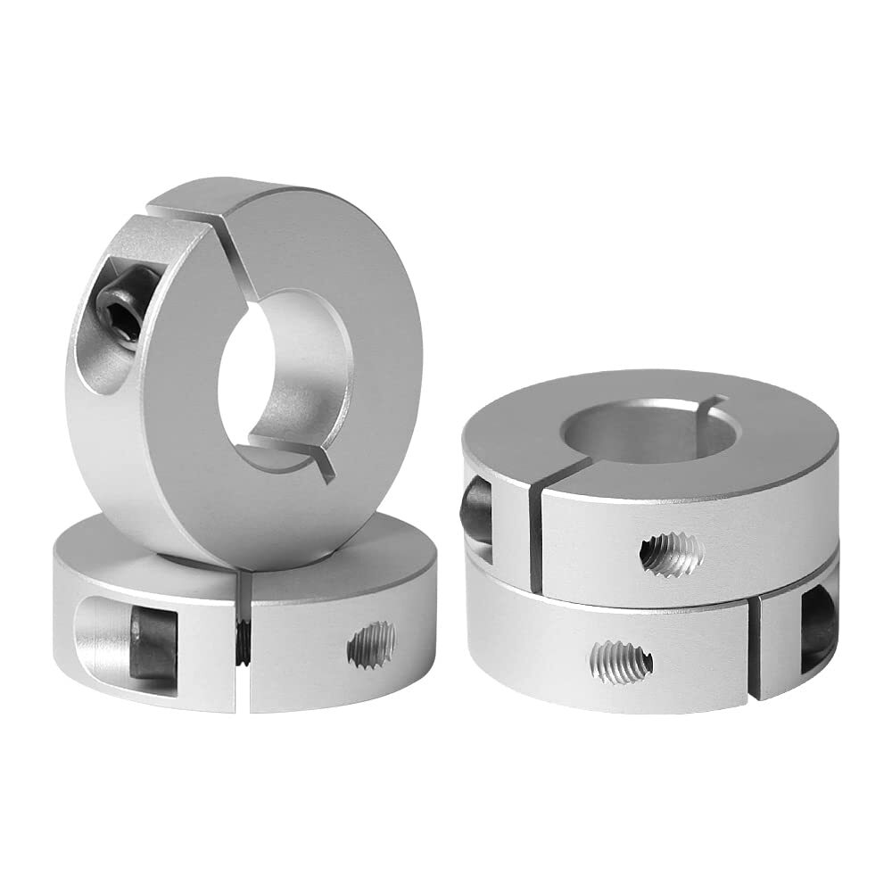 Shaft Collar 6mm Bore H7 20mm OD 10mm Thickness Aluminum Anodized 4-Pack