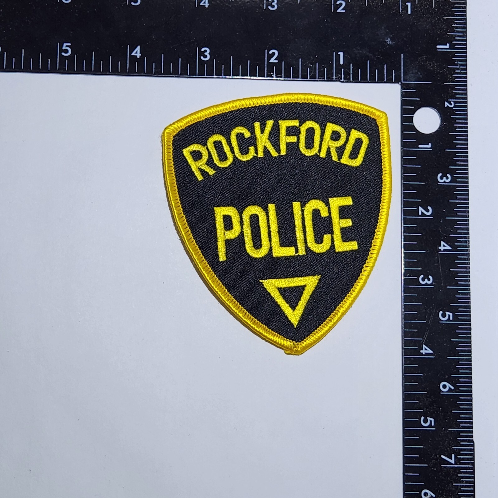 Rockford, Illinois Police Patch. Great Condition!