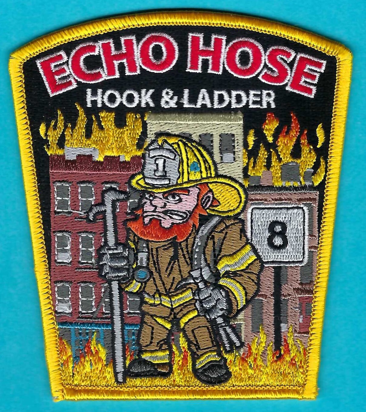 SHELTON CONNECTICUT ECHO HOSE HOOK & LADDER COMPANY 1 FIRE PATCH