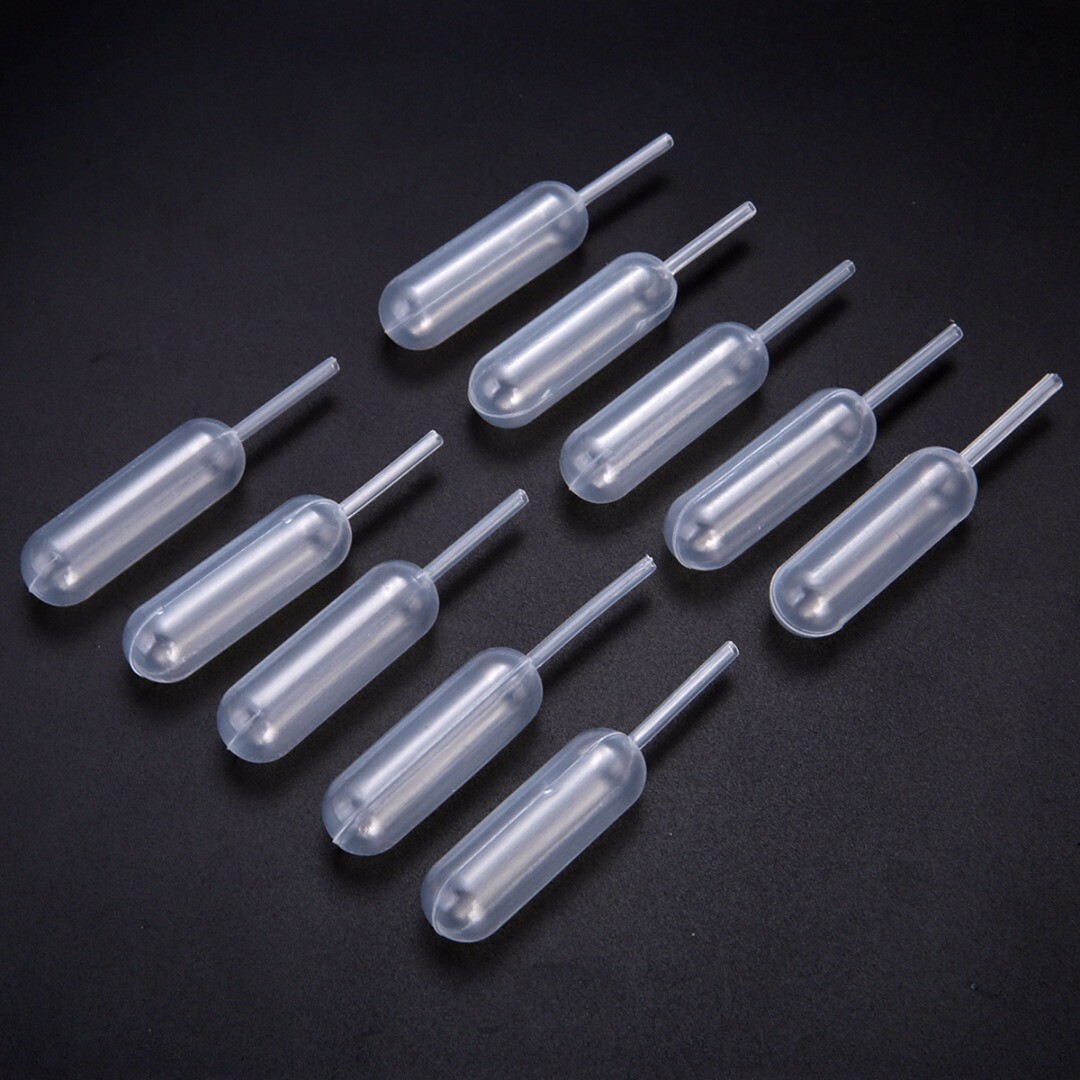100 Pcs 4ml Plastic Squeeze Dropper Disposable Jam Transfer Pipette Cupcake Tool