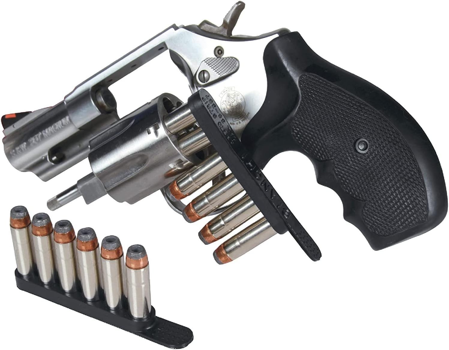 Speed Strips Nylon Pair Black Compact Reloading Device for Revolvers