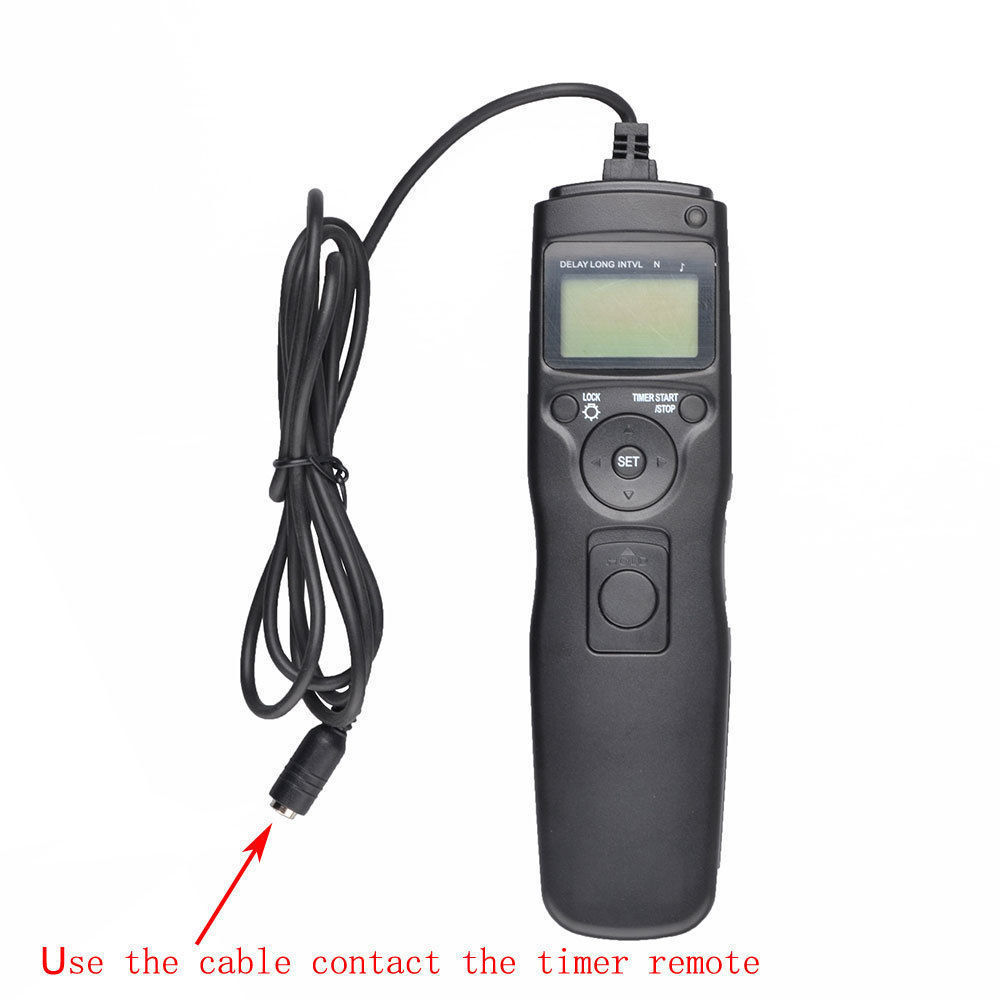 Removable Shutter Timer Remote Cable Cord For Nikon D810 D800 D800E D4 Camera US