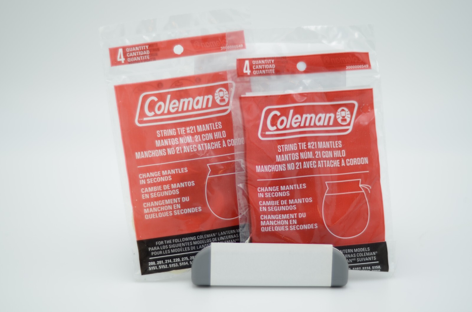 COLEMAN STRING TIE #21 LANTERN MANTLES (2) - 4 PACKS 8 MANTLES TOTAL SEALED