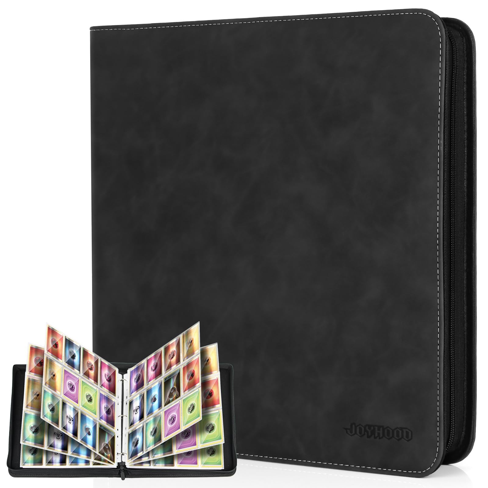 JoyHood Card Binder for Trading Card, Card Collection Binder with 12 Pocket
