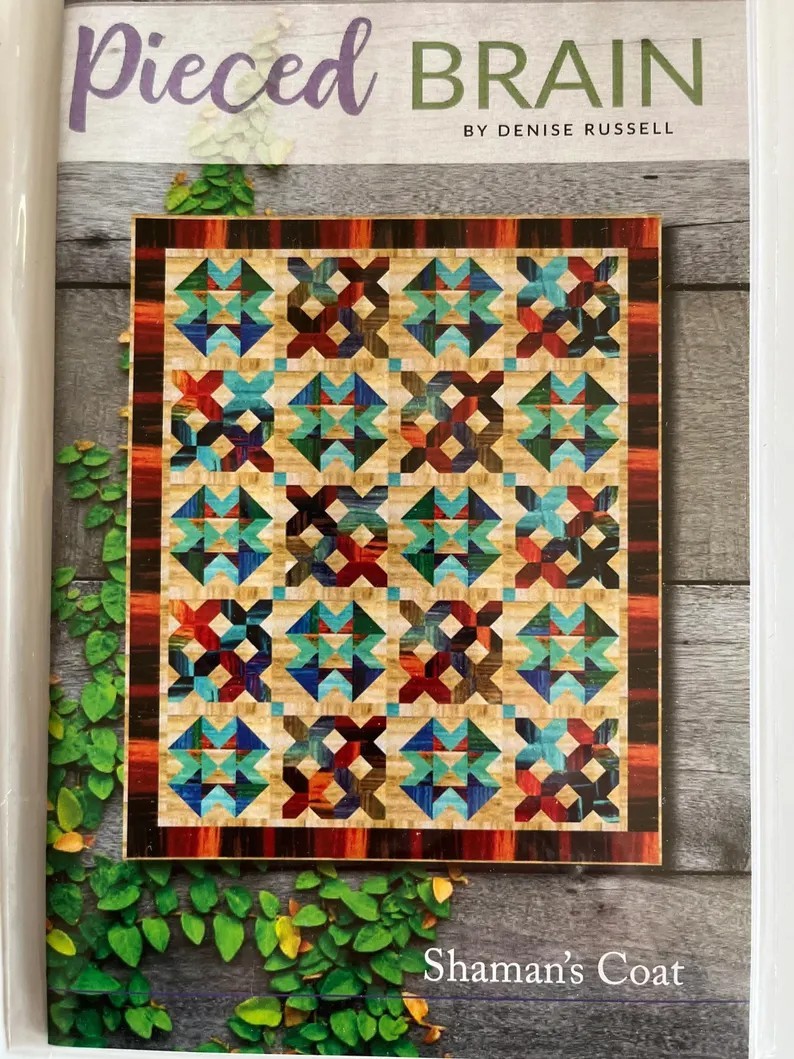 Shaman's Coat Quilt Pattern by Pieced Brain Quilt Designs