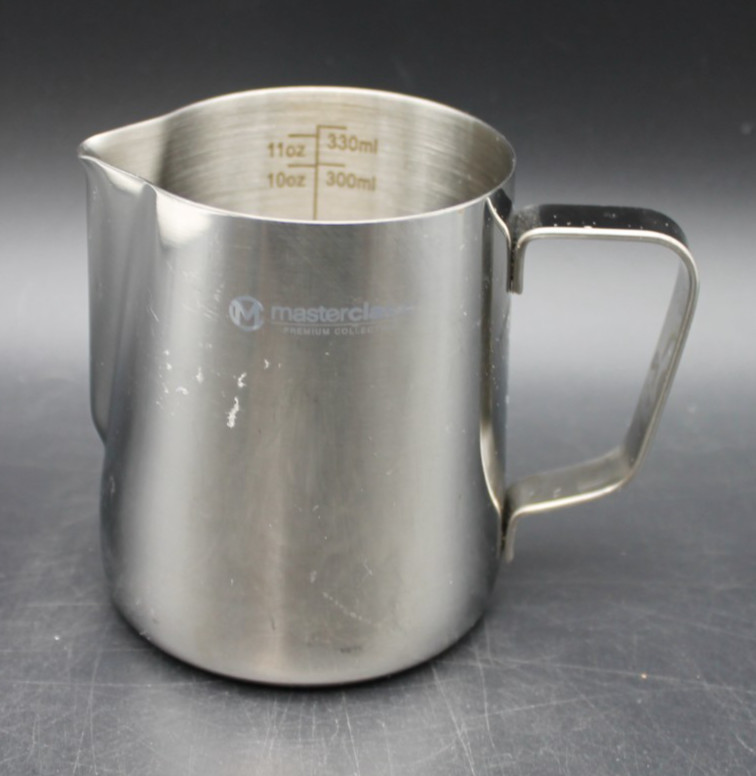 MasterClass Stainless Steel Milk Frothing Pitcher 12oz 350ml Espresso Steaming