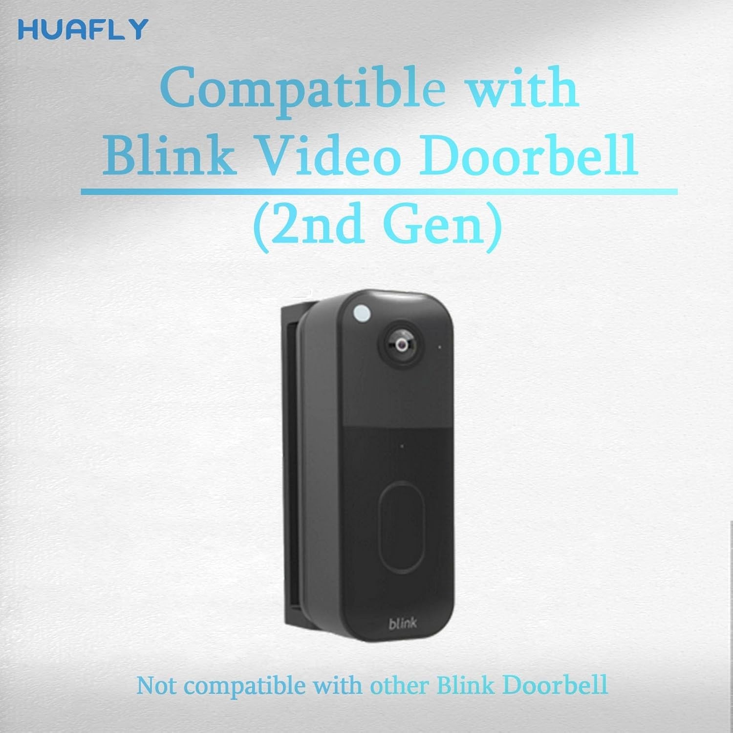 Adjustable Wall Mount for Blink Video Doorbell - Secure & Stylish 0-45° Angle