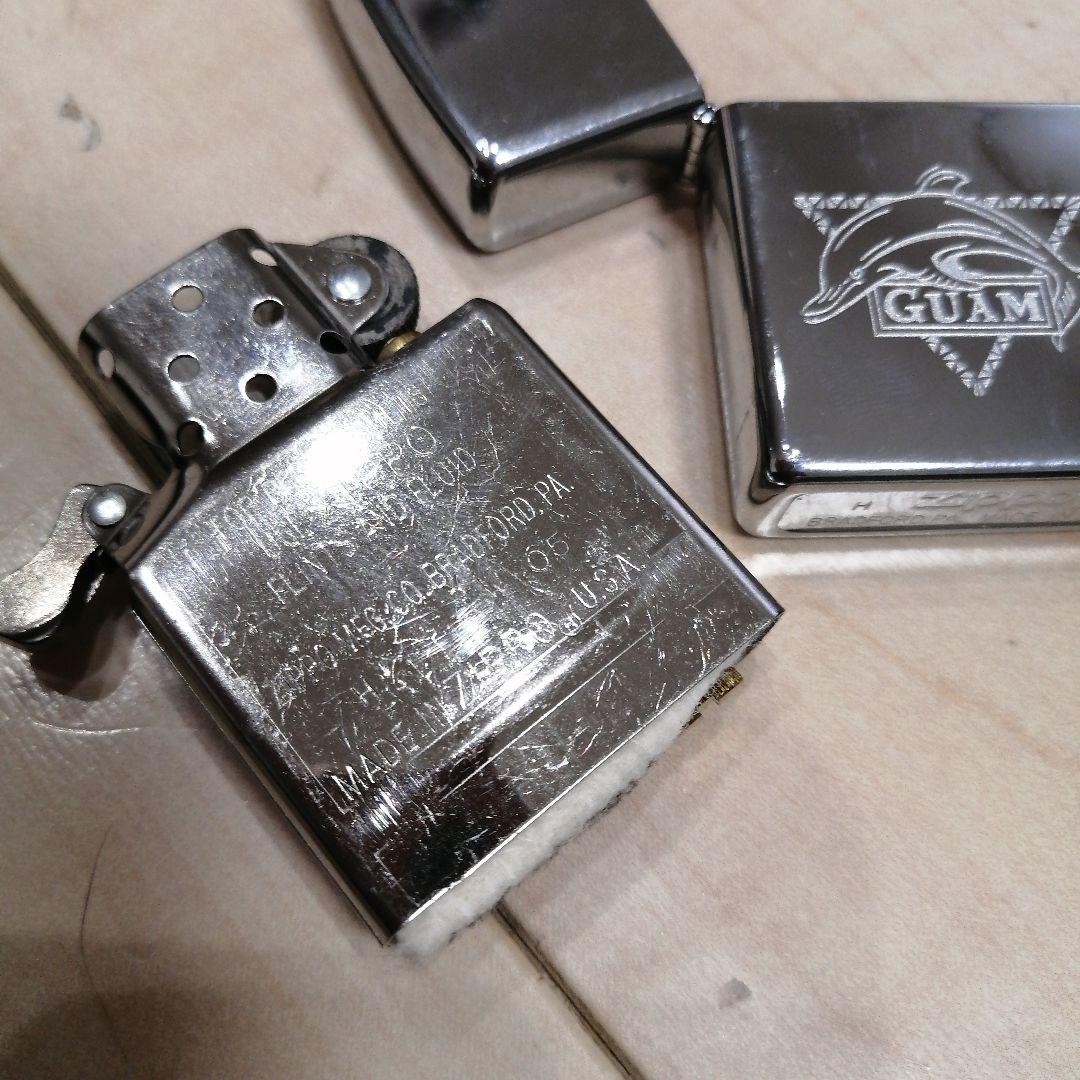 Zippo lighter with Guam logo