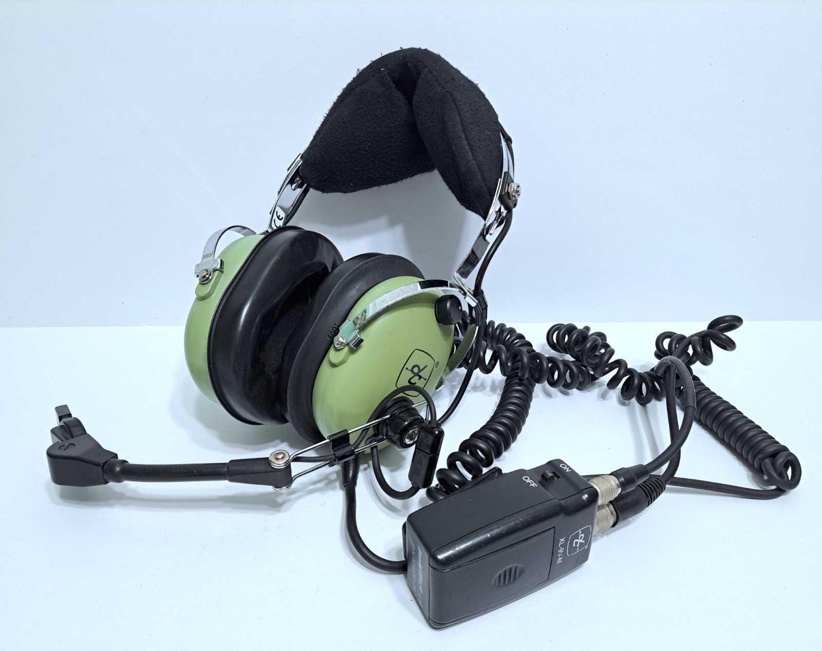 David Clark Model H10-76XL ENC Noise Cancelling Aviation Headset Headphones
