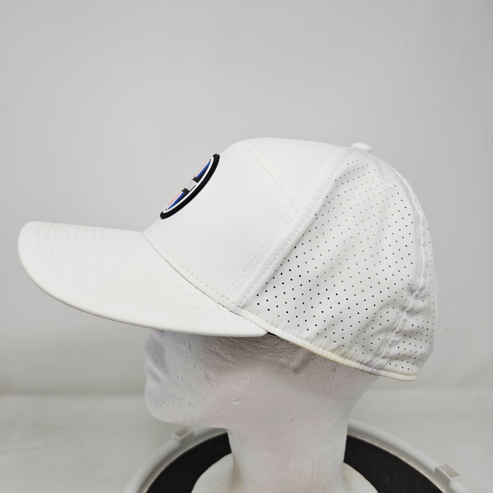 Srixon Golf Snapback Hat White Logo Stains Flaws