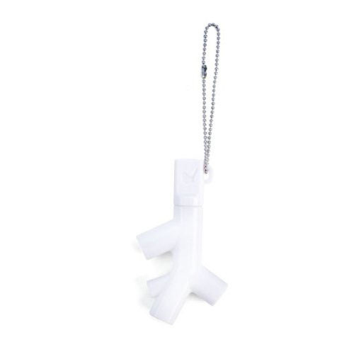 Kikkerland White Music Branch 3-Way Head Ear Phone Splitter US005-W share music