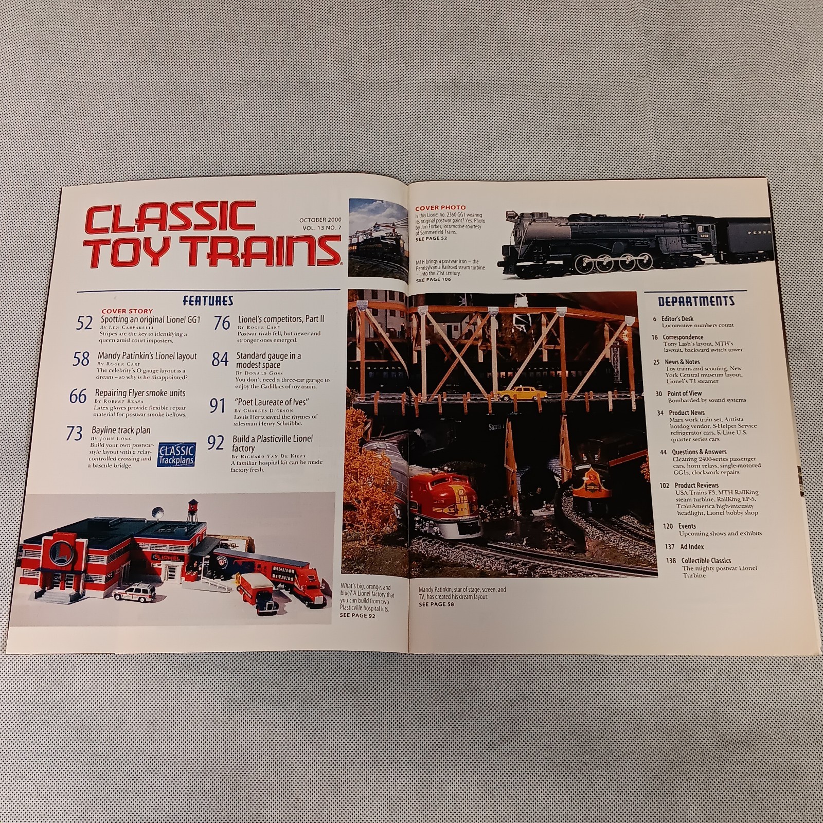 Classic Toy Trains Magazine October 2000