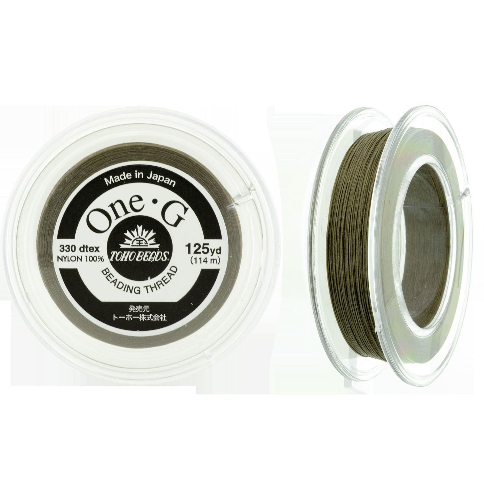 Light Khaki One-G Toho Beading Thread 50/125/250yd