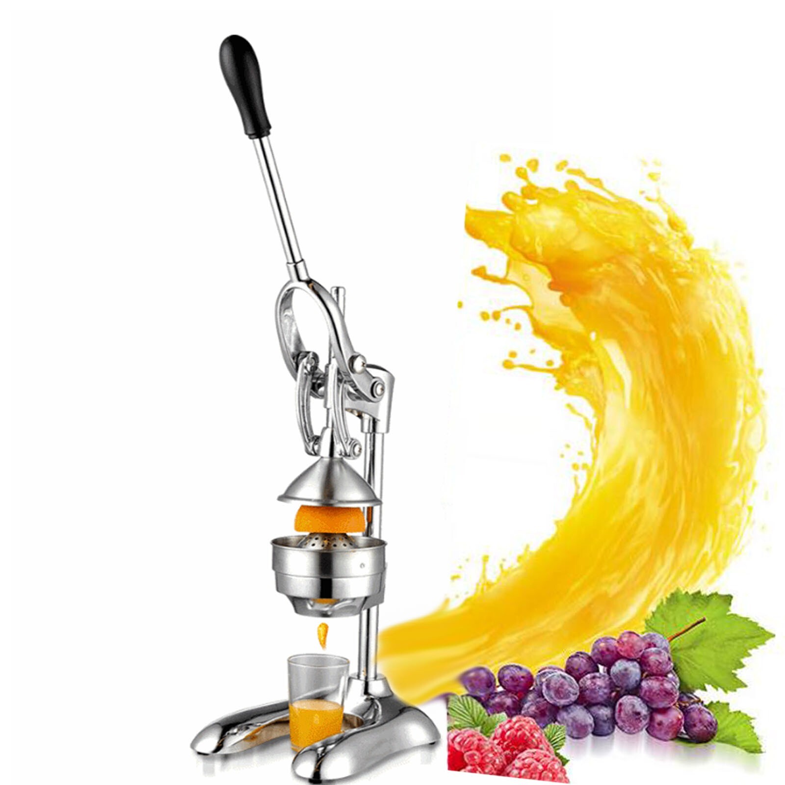 Manual Citrus Juicer Orange Press Squeezer Stainless Steel Juicer for Home Bars