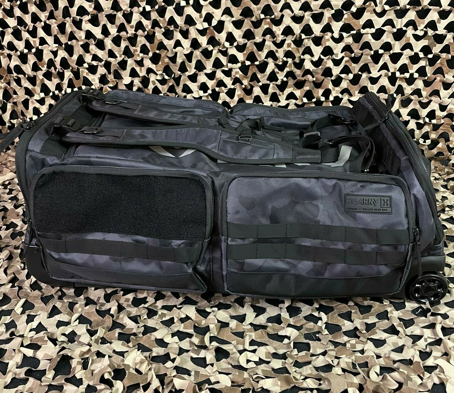 NEW HK Army Expand Rolling Gear Bag - Shroud Blackout