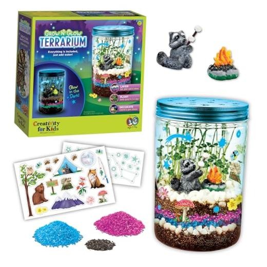 Grow 'N Glow Terrarium Kit - Educational Science Kits | Screen Free Summer