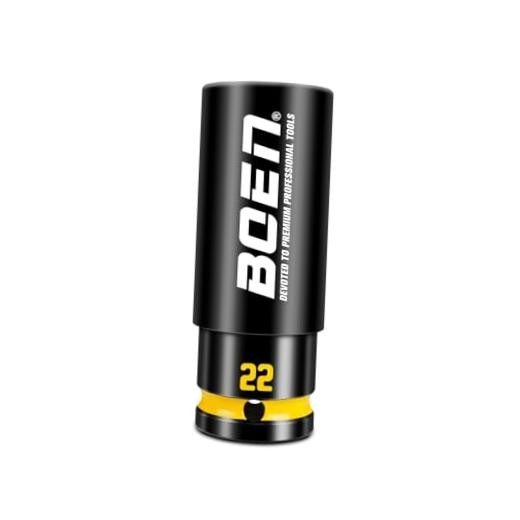 22mm 1/2" Drive Wheel Protector Impact Socket, Non-Marring Thin Wall 22MM