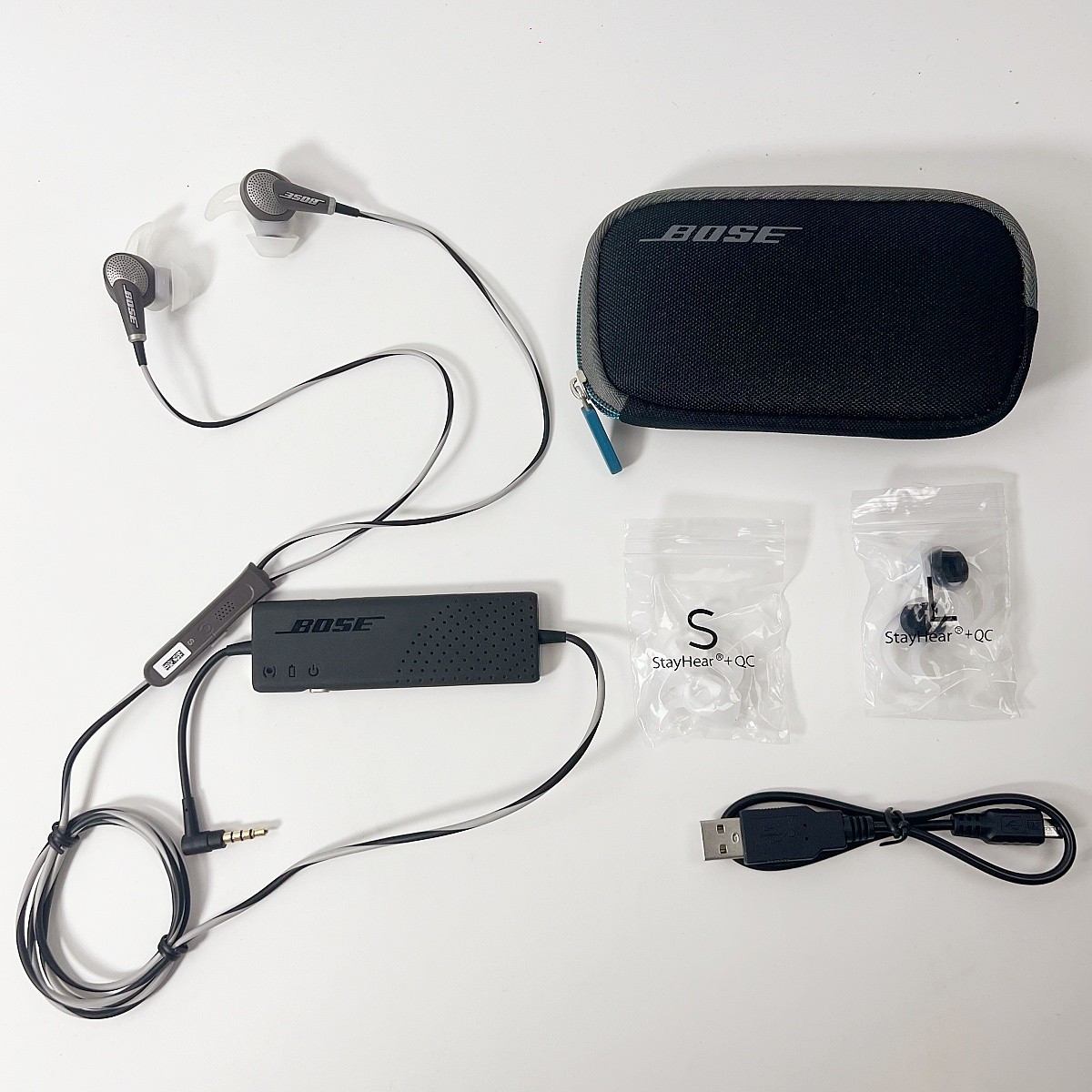 Bose QuietComfort 20 Noise Cancelling Wired Headphones Bose QC20 For Android
